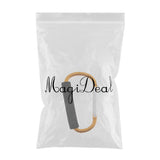 Maxbell Portable Large D Ring Snap Hook Aluminum Carabiner Cushion Grip 9mm yellow