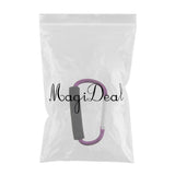 Maxbell Portable Large D Ring Snap Hook Aluminum Carabiner Cushion Grip 9mm purple