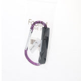 Maxbell Portable Large D Ring Snap Hook Aluminum Carabiner Cushion Grip 9mm purple