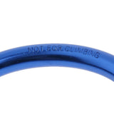 Maxbell Portable Large D Ring Snap Hook Aluminum Carabiner Cushion Grip 9mm blue