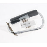 Maxbell Portable Large D Ring Snap Hook Aluminum Carabiner Cushion Grip 9mm silver