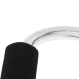 Maxbell Portable Large D Ring Snap Hook Aluminum Carabiner Cushion Grip 9mm silver