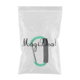 Maxbell Portable Large D Ring Snap Hook Aluminum Carabiner Cushion Grip 12mm green