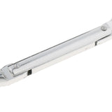 Maxbell Portable Large D Ring Snap Hook Aluminum Carabiner Cushion Grip 12mm silver