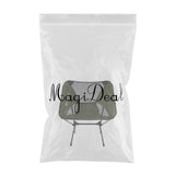 Maxbell Foldable Camping Fishing Chair Lightweight Portable Four Leg Back Seat Green