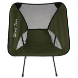 Maxbell Foldable Camping Fishing Chair Lightweight Portable Four Leg Back Seat Green