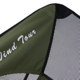 Maxbell Foldable Camping Fishing Chair Lightweight Portable Four Leg Back Seat Green