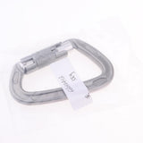 Maxbell 24KN Auto Locking Carabiner Hammock Carabiner For Rappelling Climbing Gray