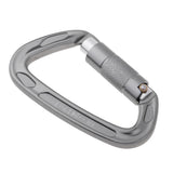 Maxbell 24KN Auto Locking Carabiner Hammock Carabiner For Rappelling Climbing Gray