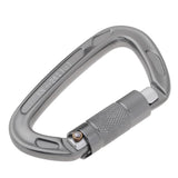 Maxbell 24KN Auto Locking Carabiner Hammock Carabiner For Rappelling Climbing Gray