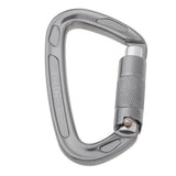 Maxbell 24KN Auto Locking Carabiner Hammock Carabiner For Rappelling Climbing Gray