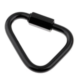 Maxbell Triangle Stainless Steel Carabiner Outdoor Camping Keychain Quick Link  6mm