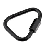 Maxbell Triangle Stainless Steel Carabiner Outdoor Camping Keychain Quick Link  6mm