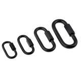 Maxbell Stainless Steel Quick Link Screw Chain Fastener Locking Hook Carabiner 5mm