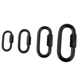 Maxbell Stainless Steel Quick Link Screw Chain Fastener Locking Hook Carabiner 5mm
