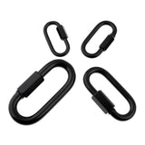 Maxbell Stainless Steel Quick Link Screw Chain Fastener Locking Hook Carabiner 5mm