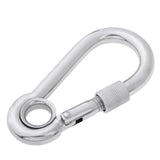 Maxbell Stainless Steel Safety Carabiner Clip Hook Camping Climbing Hammock 11x120mm