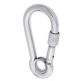 Maxbell Stainless Steel Safety Carabiner Clip Hook Camping Climbing Hammock 12x140mm