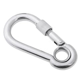 Maxbell Stainless Steel Safety Carabiner Clip Hook Camping Climbing Hammock 12x140mm