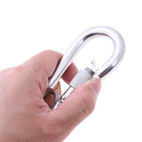 Maxbell Stainless Steel Safety Carabiner Clip Hook Camping Climbing Hammock 12x140mm