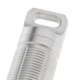 Maxbell Pill Fob Capsule, Waterproof Outdoor Survival Pill Box Dispenser Silver