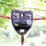 Maxbell 35KN Rock Climbing Mountaineering 13mm Cable Rope Pulley with Handle Grip