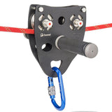 Maxbell 35KN Rock Climbing Mountaineering 13mm Cable Rope Pulley with Handle Grip