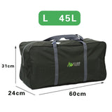 Maxbell Outdoor Travel Duffel Bag Camping Equipment Zipper Storage Bag army green L
