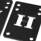 Maxbell 2 Pieces Rubber Skateboard Longboard Riser Pad Shock Pads 1/8 3mm