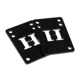 Maxbell 2 Pieces Rubber Skateboard Longboard Riser Pad Shock Pads 1/8 3mm