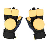 Maxbell Wear Resistant Longboard POB Fingers Palm Slide Pucks Set for Downhill Square 8Pcs Black