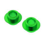 Maxbell 2 Pcs Roller Inline Skate Aluminum 8mm Bearing Spacers Accessories Green