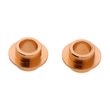Maxbell 2 Pcs Roller Inline Skate Aluminum 8mm Bearing Spacers Accessories Gold