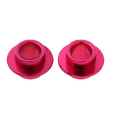 Maxbell 2 Pcs Roller Inline Skate Aluminum 8mm Bearing Spacers Accessories Red