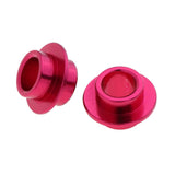 Maxbell 2 Pcs Roller Inline Skate Aluminum 8mm Bearing Spacers Accessories Red