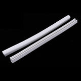 Maxbell 2Pcs Skateboard Longboard Nose Guard Tail Guard Edge Protection Rubber Strip White