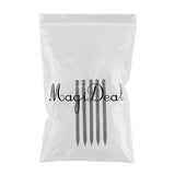 Maxbell 5pcs 23cm Aluminum Camping Tent Stakes Pegs Triangle Ground Nails  Black