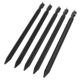 Maxbell 5pcs 23cm Aluminum Camping Tent Stakes Pegs Triangle Ground Nails  Black