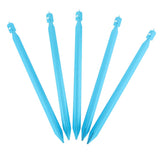 Maxbell 5pcs 23cm Aluminum Camping Tent Stakes Pegs Triangle Ground Nails  Blue