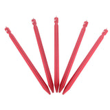 Maxbell 5pcs 23cm Aluminum Camping Tent Stakes Pegs Triangle Ground Nails  Red