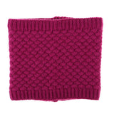 Maxbell Windproof Fleece Winter Warm Scarf Neck Loop Warmer Neckerchief Rose Red