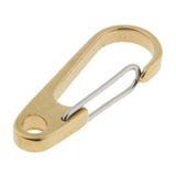 Maxbell Quickdraw Spring Snap Clip Hook Key Carabiner Keychain Hanging Buckle Clasps 50mm