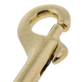 Maxbell Double Ended Snap Hook Key Holder Brass Clip Keychain 88mm