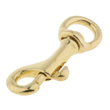 Maxbell Brass Swivel Trigger Clip Lobster Clasp Keychain Dog Horse Snap Hook 57x13mm