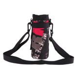 Maxbell 500ml Sports Water Bottle Holder Sleeve Bag Carrying Pouch Rose Red Letter