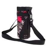 Maxbell 500ml Sports Water Bottle Holder Sleeve Bag Carrying Pouch Rose Red Letter