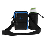 Maxbell Waist Fanny Pack Water Bottle Holder Hip Belt Bum Shoulder Bag Blue