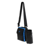 Maxbell Waist Fanny Pack Water Bottle Holder Hip Belt Bum Shoulder Bag Blue