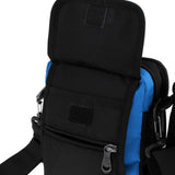 Maxbell Waist Fanny Pack Water Bottle Holder Hip Belt Bum Shoulder Bag Blue