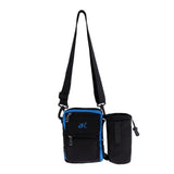 Maxbell Waist Fanny Pack Water Bottle Holder Hip Belt Bum Shoulder Bag Blue